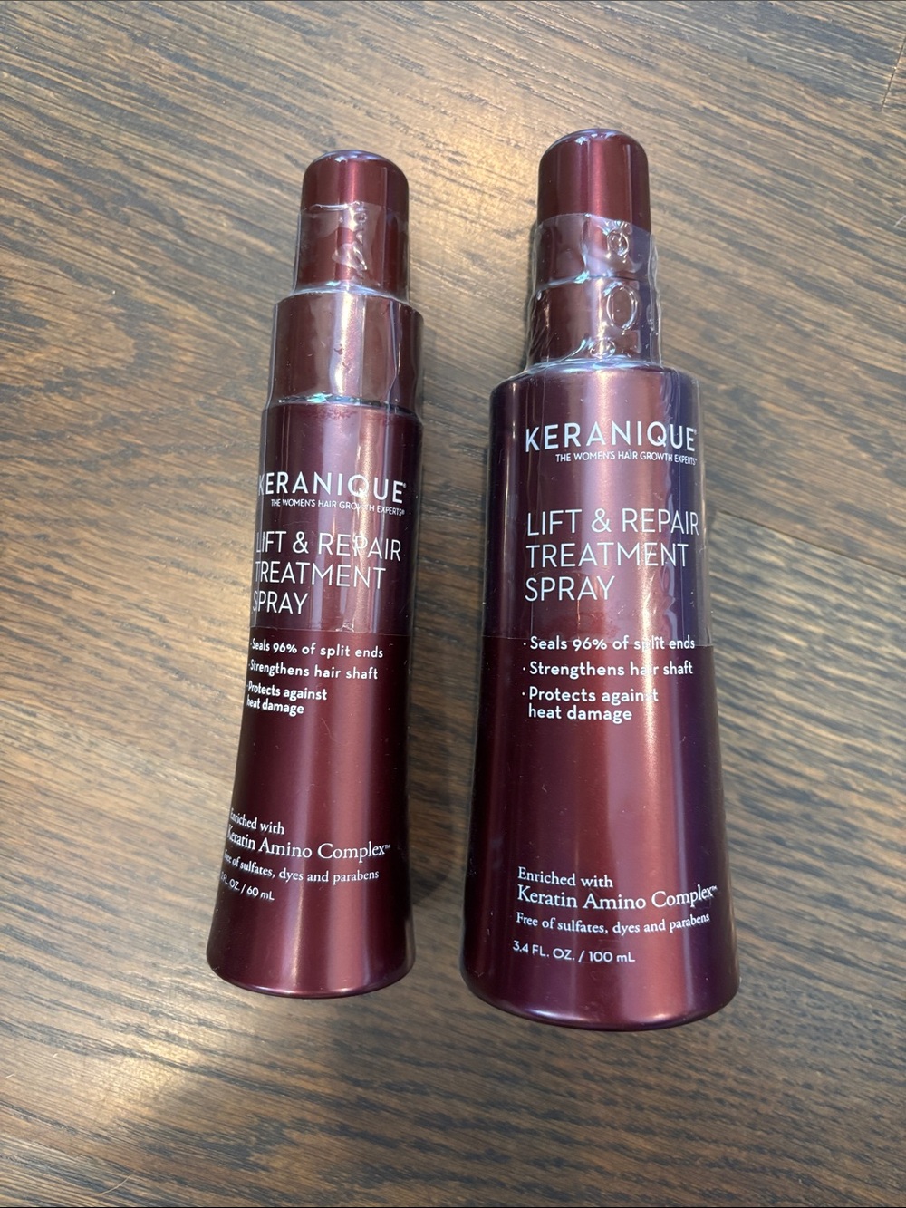 Keranique Lift & Repair Treatment Spray - Deep Burgundy